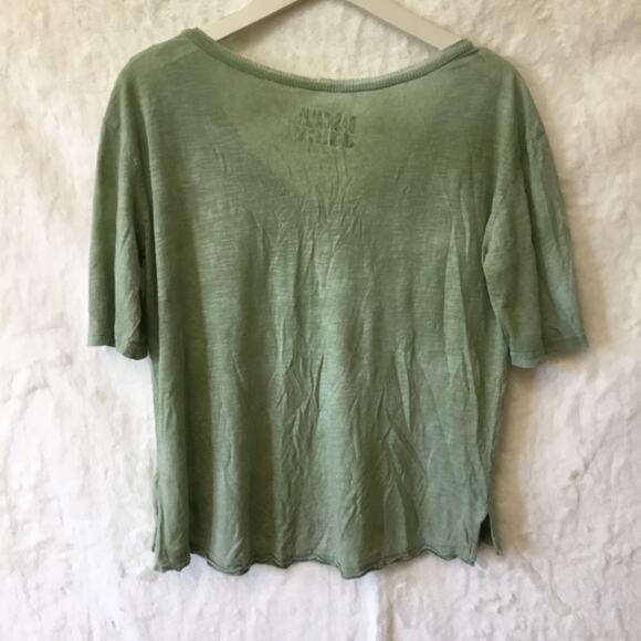 Juicy Couture Light Green V-Neck Tee - Picture 9 of 15